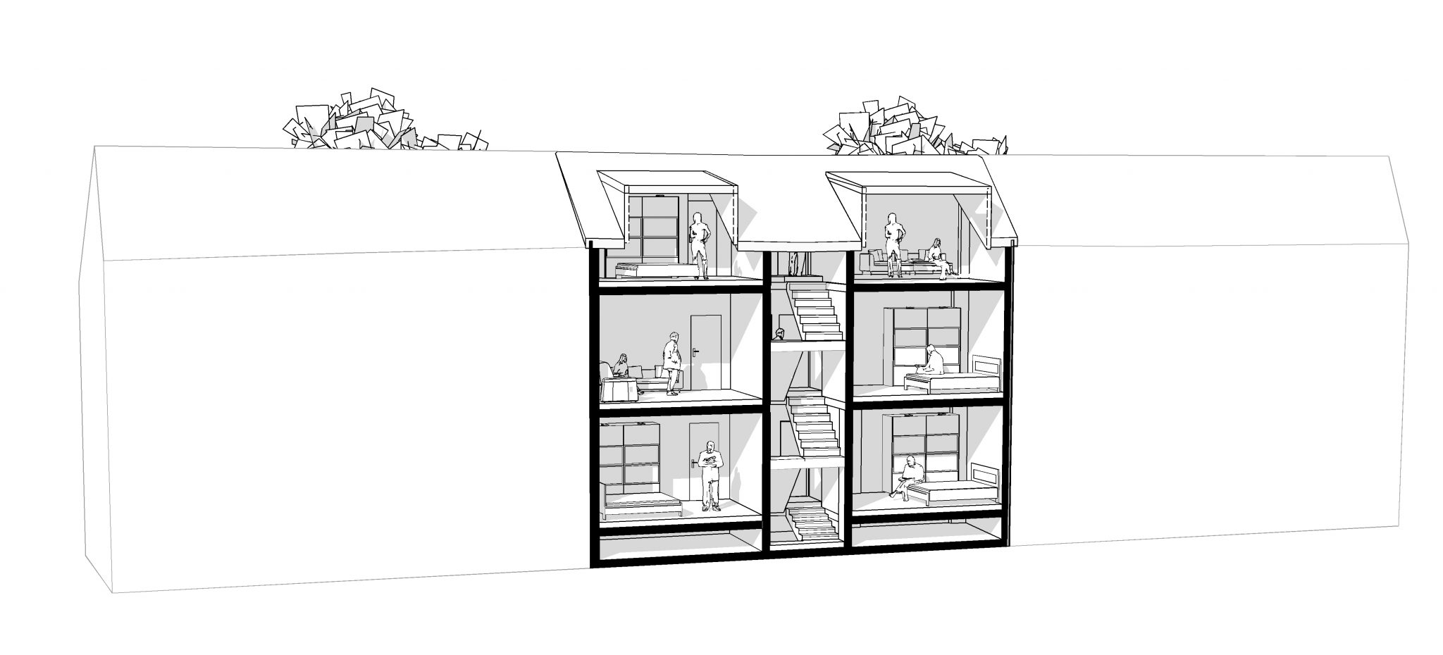 AUSBAU EINES MEHRFAMILIENHAUSES